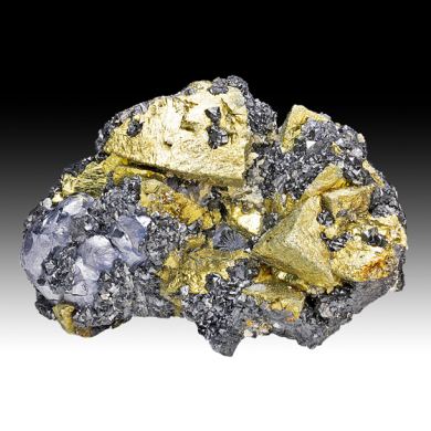Chalcopyrite with Galena, Sphalerite, Semseyite