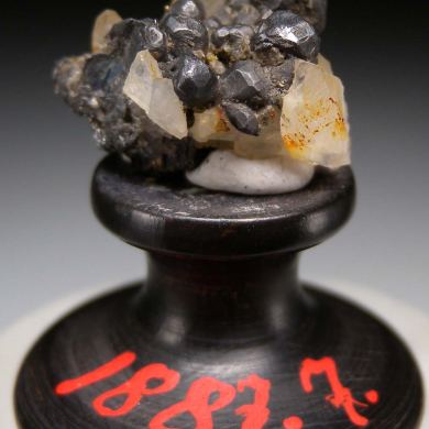 Hessite with Quartz