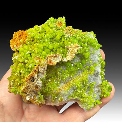 Pyromorphite with Quartz
