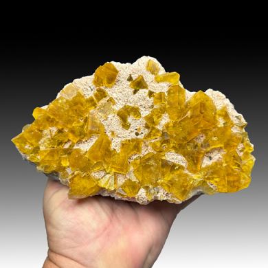 Fluorite with Barite