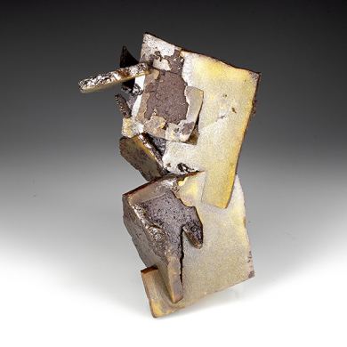 Wulfenite with Vanadinite, Descloizite