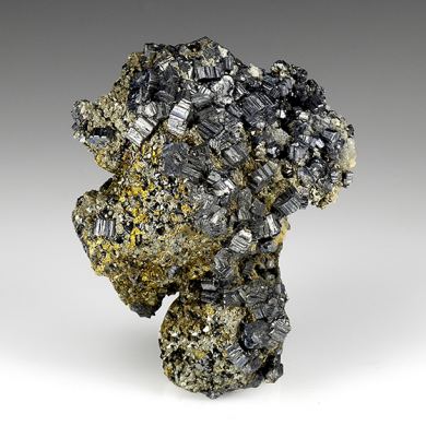 Bournonite with Pyrite, Quartz