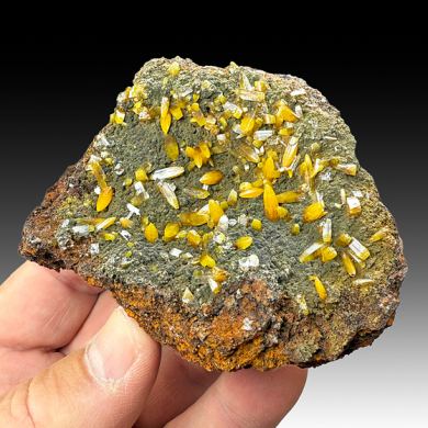Wulfenite with Mimetite