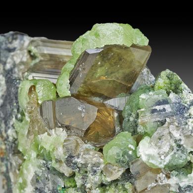 Cerussite with Smithsonite