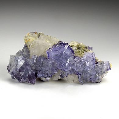 Fluorite with Quartz