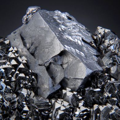 Galena on Sphalerite