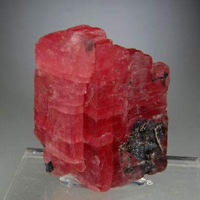 Rhodochrosite with Native Silver