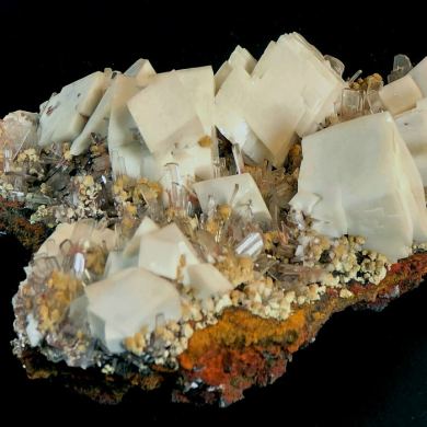 Dolomite with Hemimorphite and Mimetite