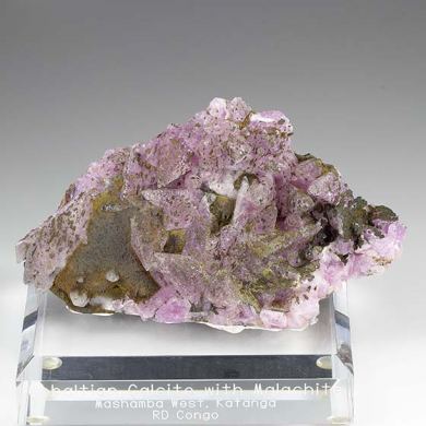 Kolwezite on Calcite