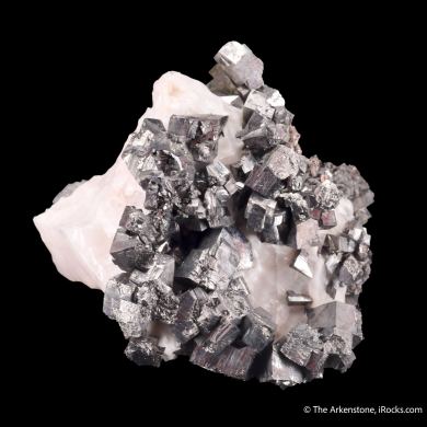 Ullmannite and Breithauptite on Calcite