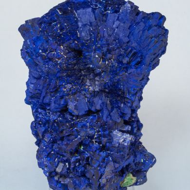 Azurite with Malachite after Cuprite