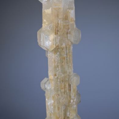 Barite with epitaxial crystals