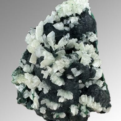 Cerussite, malachite
