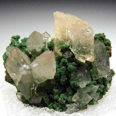 Calcite on Conichalcite