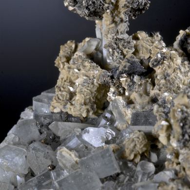 Apatite, Siderite, Quartz and Pyrite