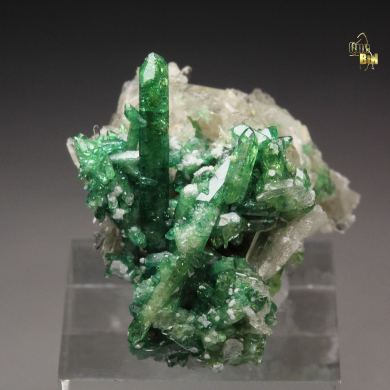 gem VESUVIANITE var. CHROMIAN, DIOPSIDE