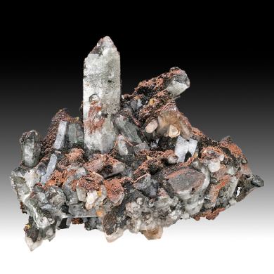 Hematite with Quartz