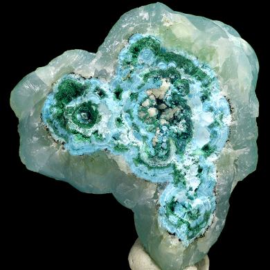 Smithsonite, aurichalcite, malachite