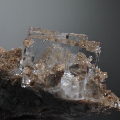 Fluorite- gemmy cubes on Dolomite. 