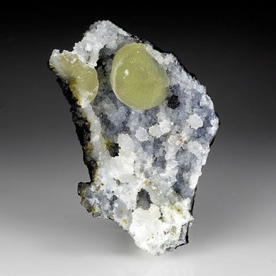 Fluorite with Quartz