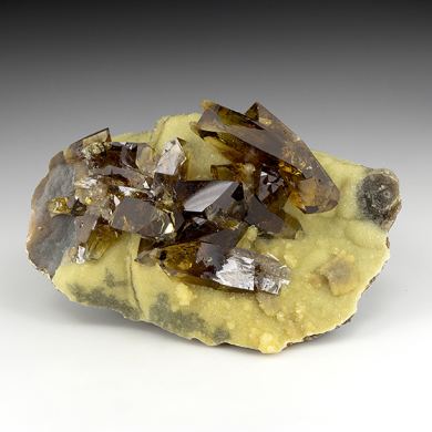 Barite with Calcite