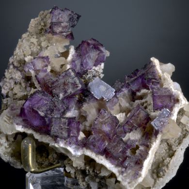 Fluorite with Calcite - classic USA