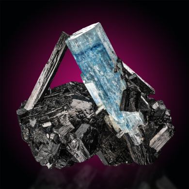 Aquamarine  & Schorl