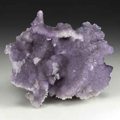 Fluorite on Quartz after Calcite