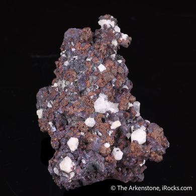 Cuprite with Copper and Quartz