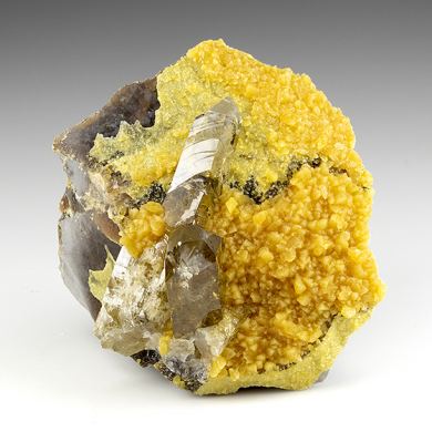 Barite with Calcite