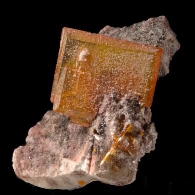 Wulfenite with Mimetite