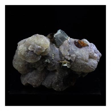 Siderite, Pyrite.