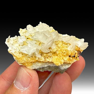 Calcite with Chalcopyrite, Dolomite