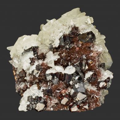 Sphalerite, Galena, Calcite