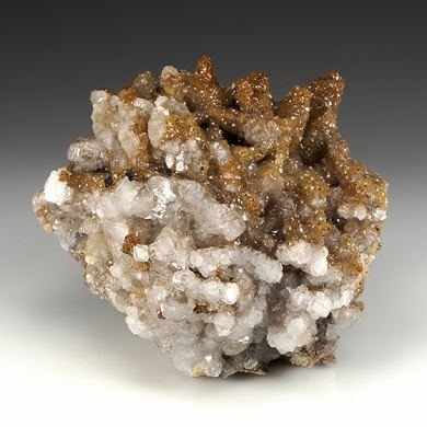 Smithsonite after Calcite with Calcite