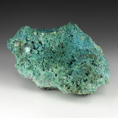 Chrysocolla after Hemimorphite with Calcite
