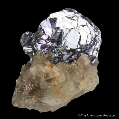 Molybdenite on Quartz