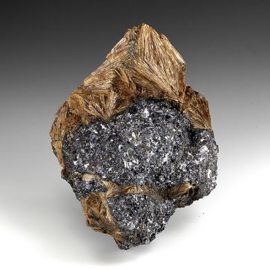 Inesite with Galena