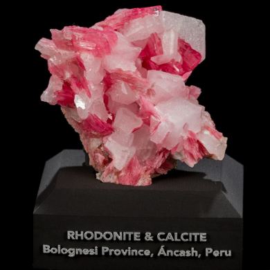 Rhodonite & Calcite from Peru