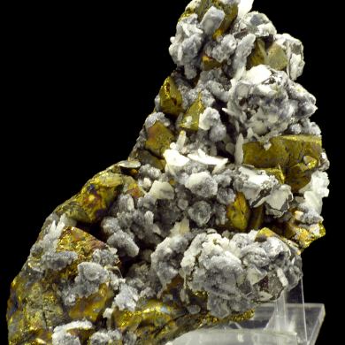 Chalcopyrite, quartz, sphalerite