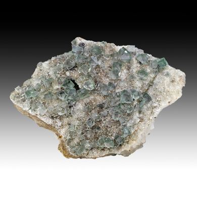 Fluorite with Quartz