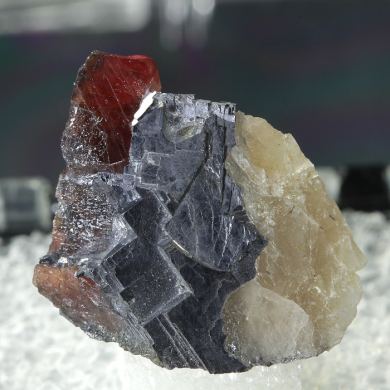Rhodonite on Galena