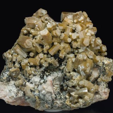 Vanadinite (variety arsenic-bearing vanadinite) with Mottramite