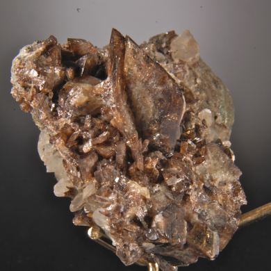 Titanite (Sphene) twinned crystals with minor Dolomite