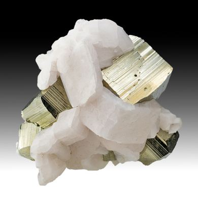 Calcite with Pyrite