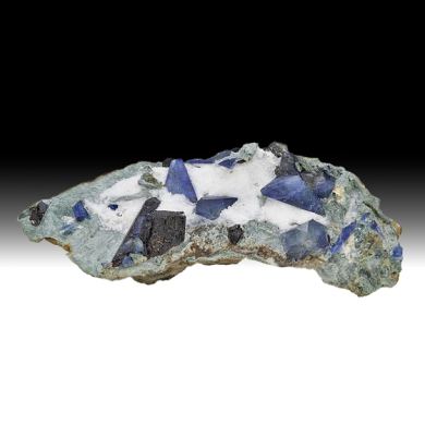 Benitoite with Neptunite