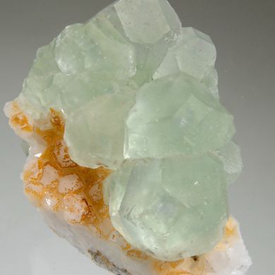 Fluorite on Quartz