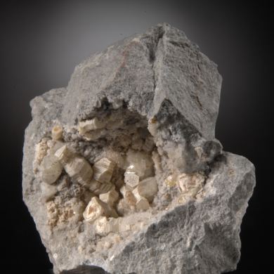 Weloganite with Dresserite, Dawsonite