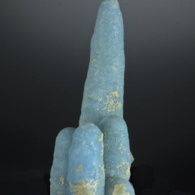 Chrysocolla fingers with Quartz coatings