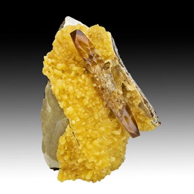 Barite with Calcite